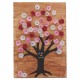 Ilan Stained Wood Blossom Tree Plaque
